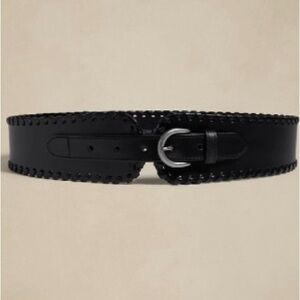 LEATHER CORSET WHIPSTITCH BELT NWT new with tags